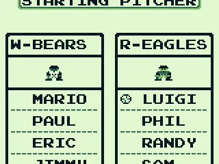 Select your starters
