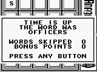The word was... Officers.
