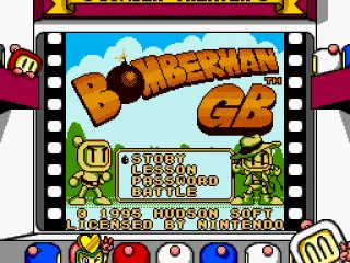 Title screen (US version) (Super Game Boy)