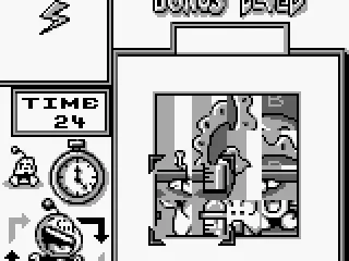 In occasional bonus games, we have to assemble pictures.