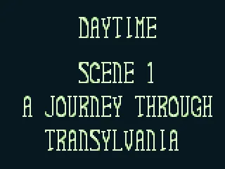 Starting scene 1 in daytime.