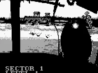 At the begining of a level