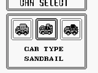 We have the choice between three cars.