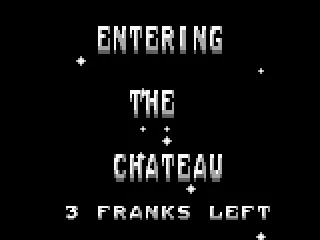 Entering the chateau