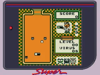 Gameplay on Super Game Boy.