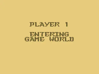 Player 1 splash screen.