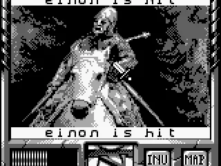 Einon is hit.