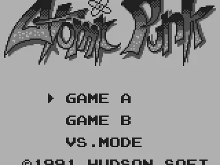 Title screen and game mode selection