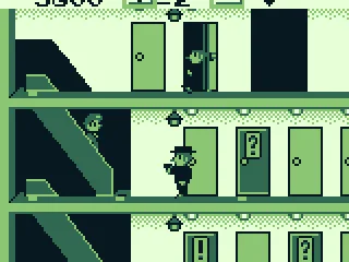 Entering a door with some documents inside