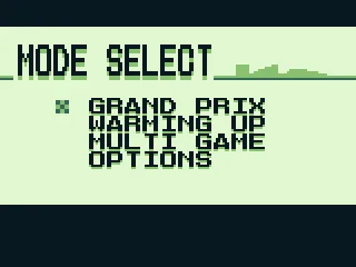 Mode select (Japanese).