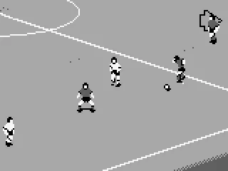 Attacking down the wing.