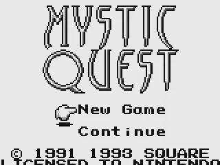 Title screen (European version)