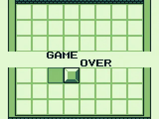 I lost all my lives. Game over.