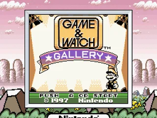 Title screen with SGB border