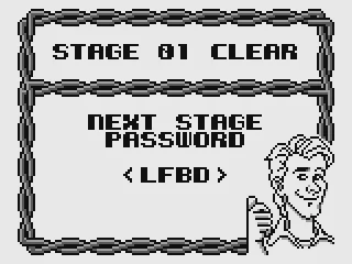 I cleared stage 1. This is my password.