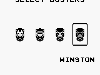 Selecting two Ghostbusters.