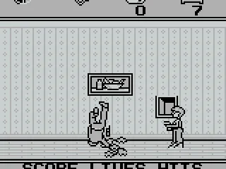 And then he stands on the trap