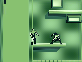 Confronting a Spider Alien Soldier.