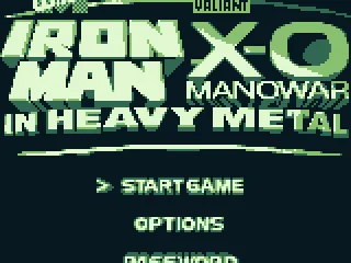 Title screen and main menu