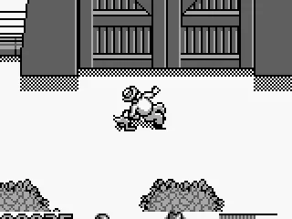 Getting attacked by a small dino.