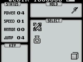 Pause the game to check your stats and items