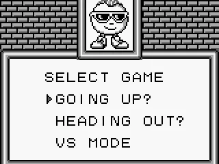 Choosing game mode