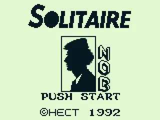 Solitaire title screen