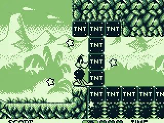 Hit the TNT barrel to make it explode.