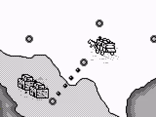 Map shows the movement of the Lucky Luke between levels