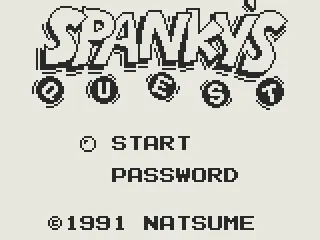 American title screen