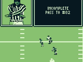 The pass is incomplete