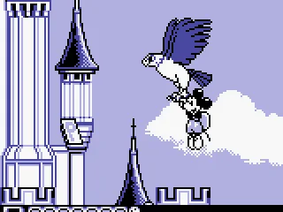 Flying over the castle