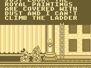 Daisy needs help with the royal paintings.