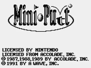 Title screen