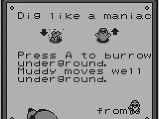 We also find signs explaining the game mechanics