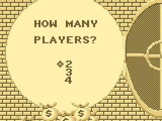 Number of players selection.