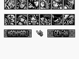 Character select screen