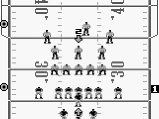 Waiting for the snap.