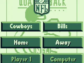 Will you play as Cowboys or Bills and who is home and away?