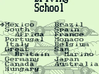 When you select an option, you must select the country to race in.