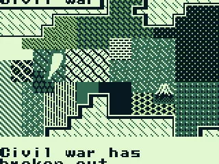 There is civil war in Miyoshi's daimyo.