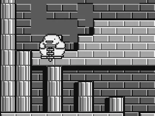 If you can't get through bricks, just use a pogo.