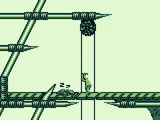 I better sneak away and not wake him. They're cranky when they wake up.