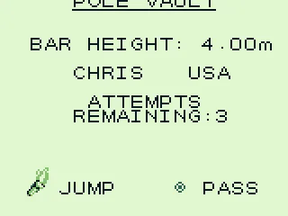 Next: The pole vault