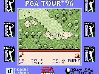 Aiming for the hole.