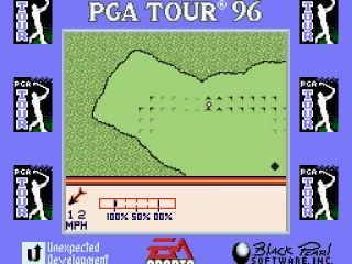 Landing on the thre green, with all its subtle defects.