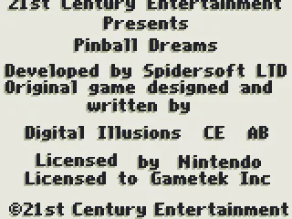 Credits splash screen