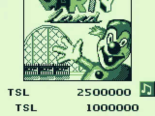 Table 1: Partyland - highscores