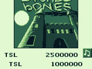 Table 4: Stones & Bones - highscores