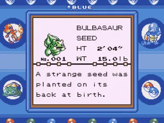 Bulbasaur's Pokédex